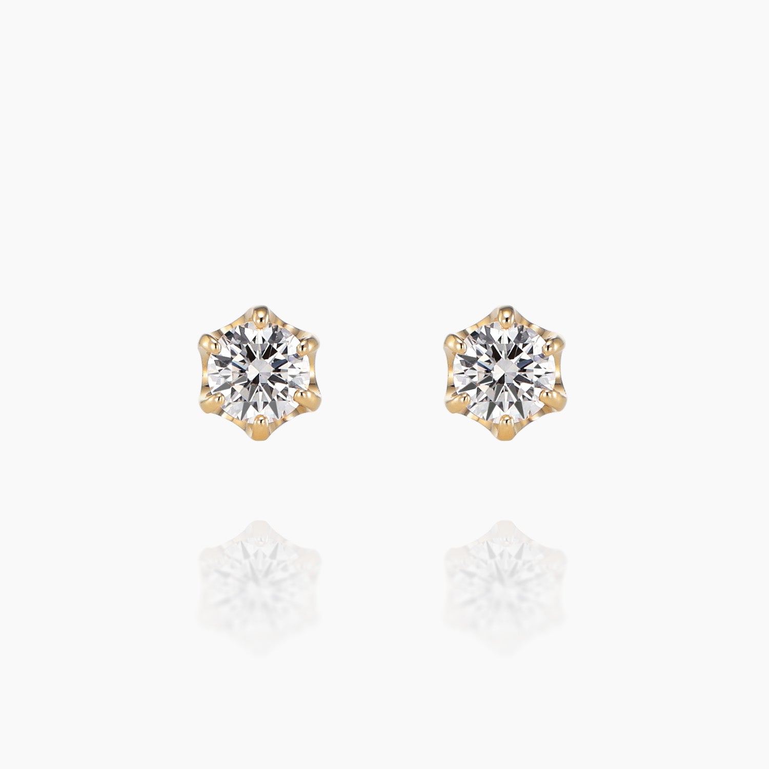 一粒ダイヤモンドピアス エリゼ 0.2ct｜K10・Pt950｜MONATELIER