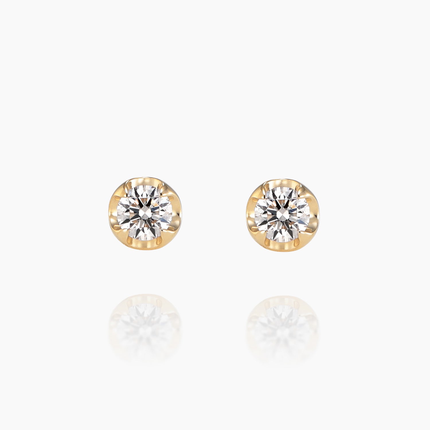 K10ピアス クリス 0.2ct｜MONATELIER（モナトリエ）公式｜K10 一粒