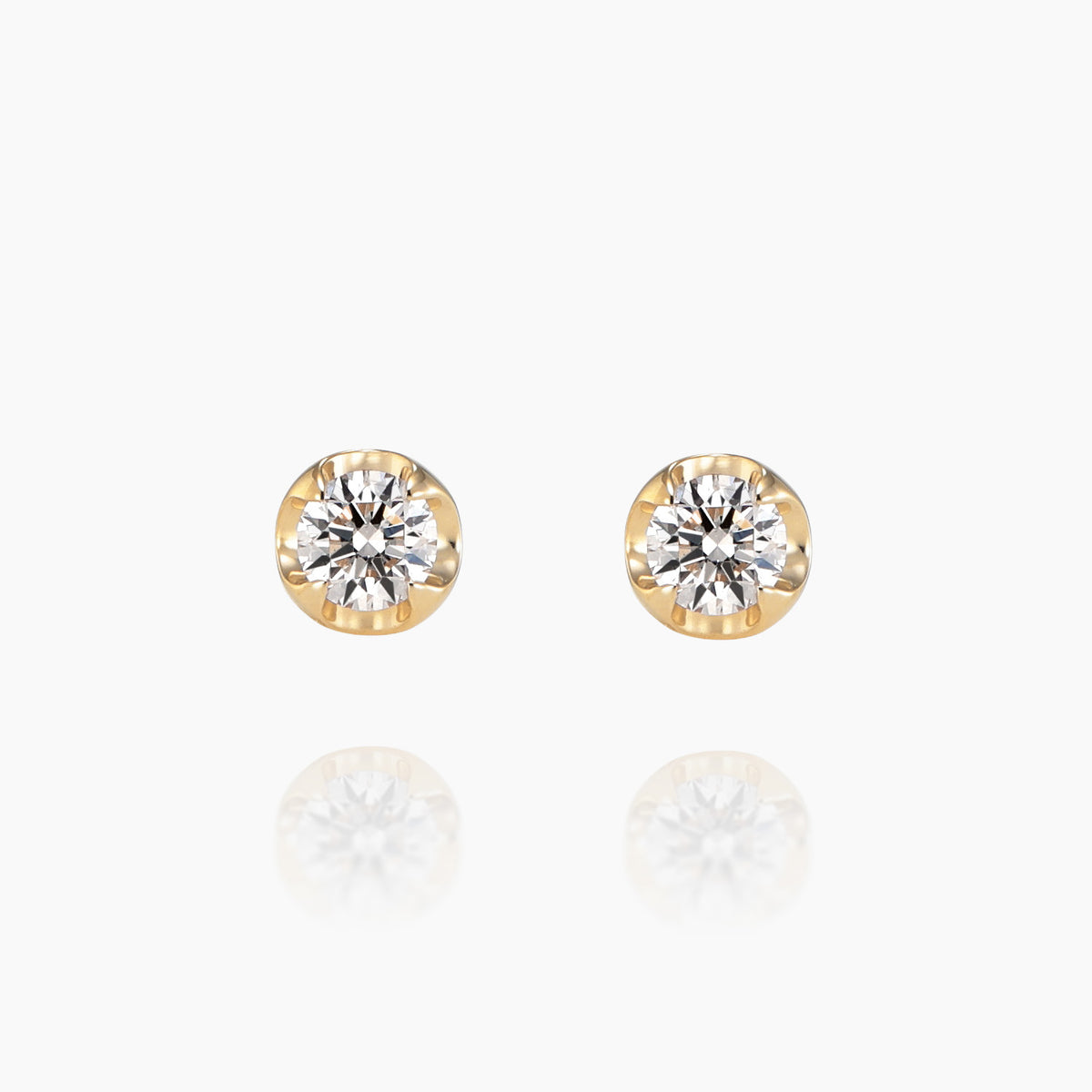 K10ピアス クリス 0.2ct｜MONATELIER（モナトリエ）公式｜K10 一粒 