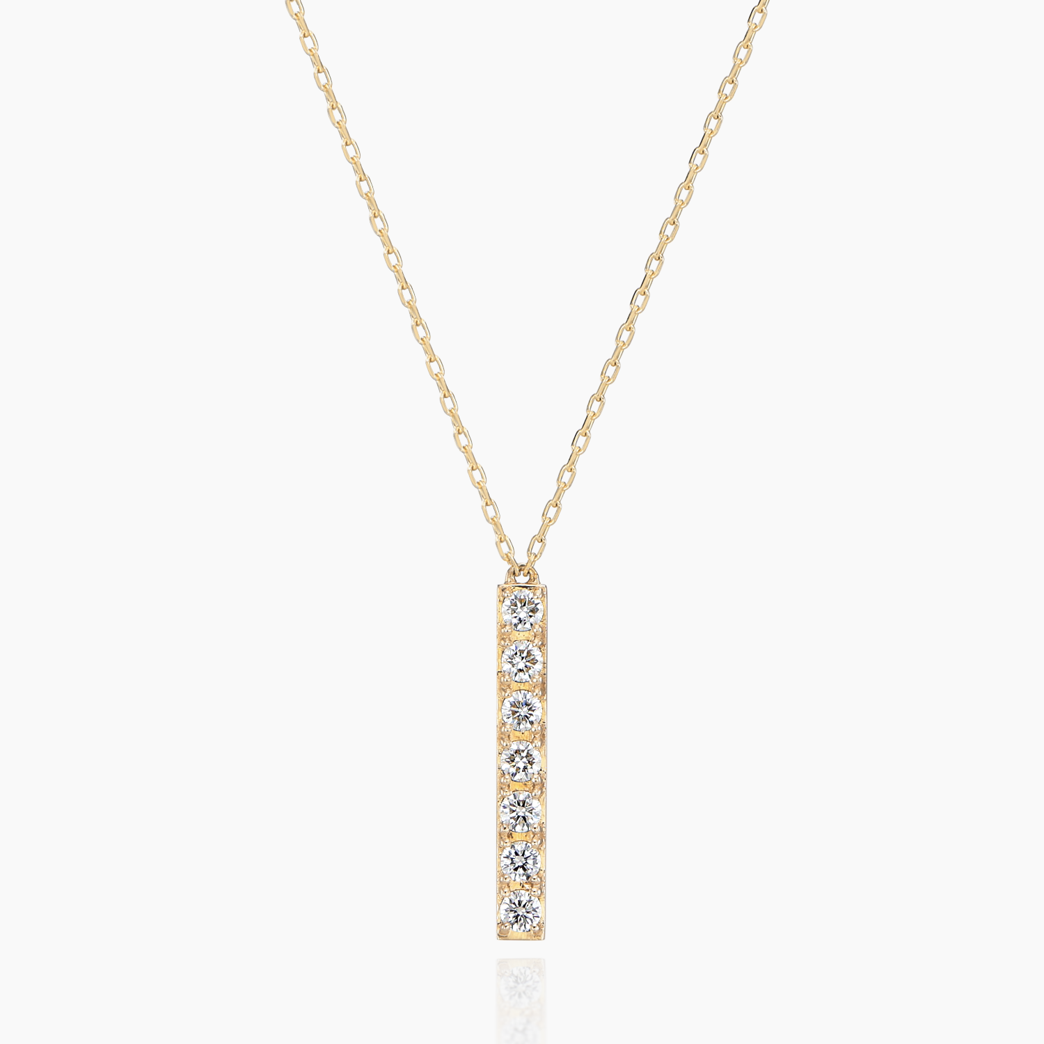 K10ネックレス ダイヤ メイン画像 MONATELIER