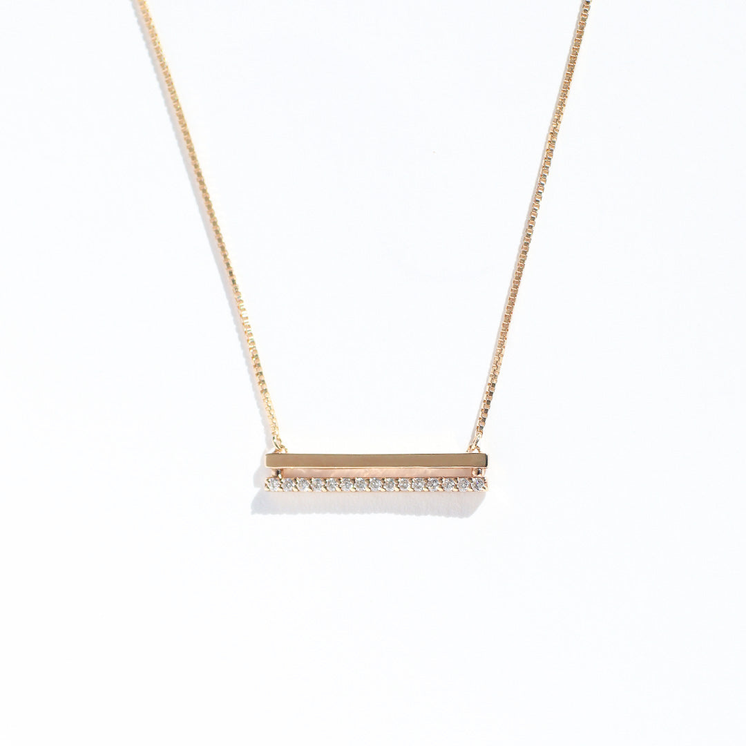 K10ネックレス ダイヤ メイン画像 MONATELIER