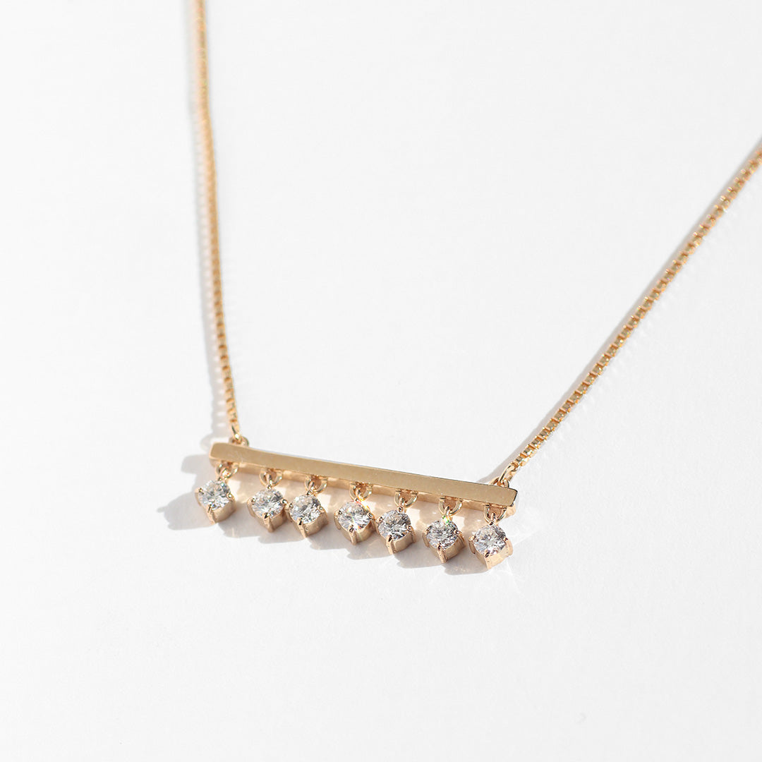 K10ネックレス ダイヤ メイン画像 MONATELIER