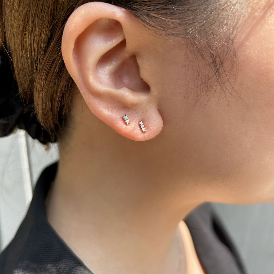 K10ピアス ダイヤ 画像7 MONATELIER