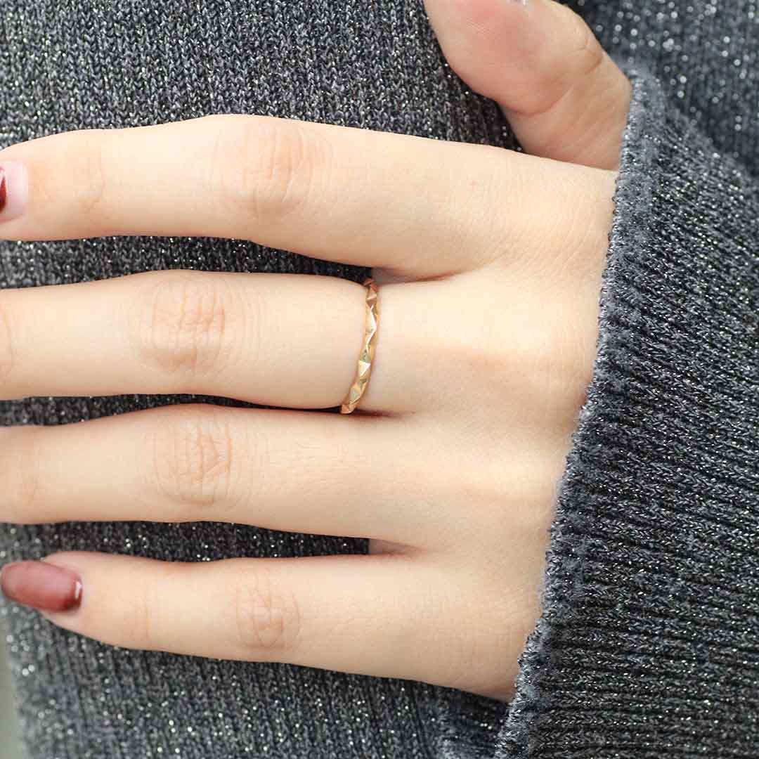 K10リング エタニティダイヤ 別角度 MONATELIER