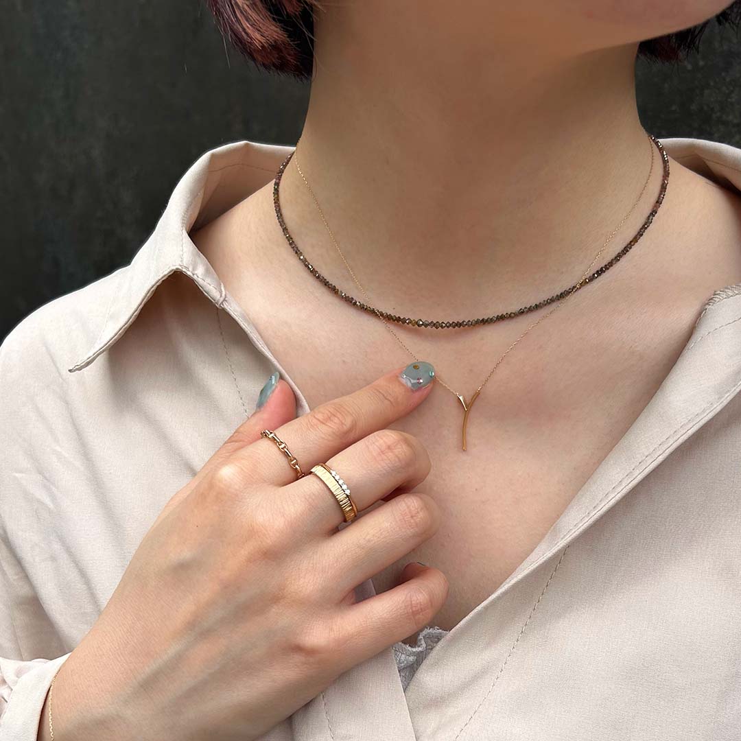 K10ネックレス ダイヤ 画像6 MONATELIER