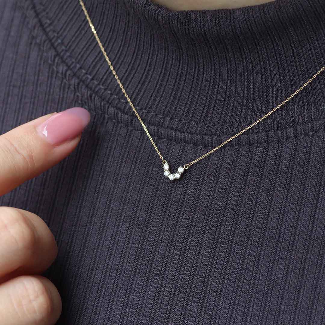 K10ネックレス ダイヤ 画像6 MONATELIER