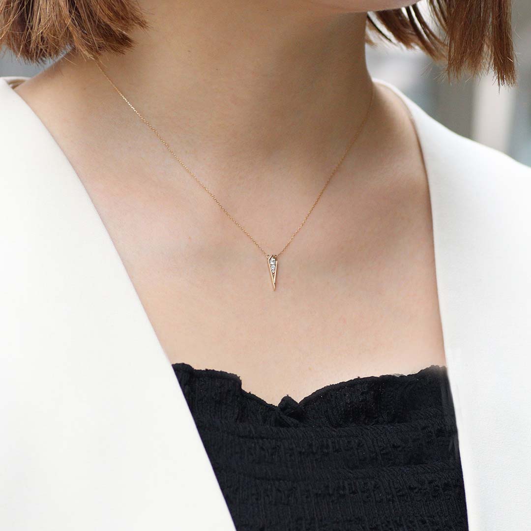 K10ネックレス ダイヤ 画像5 MONATELIER