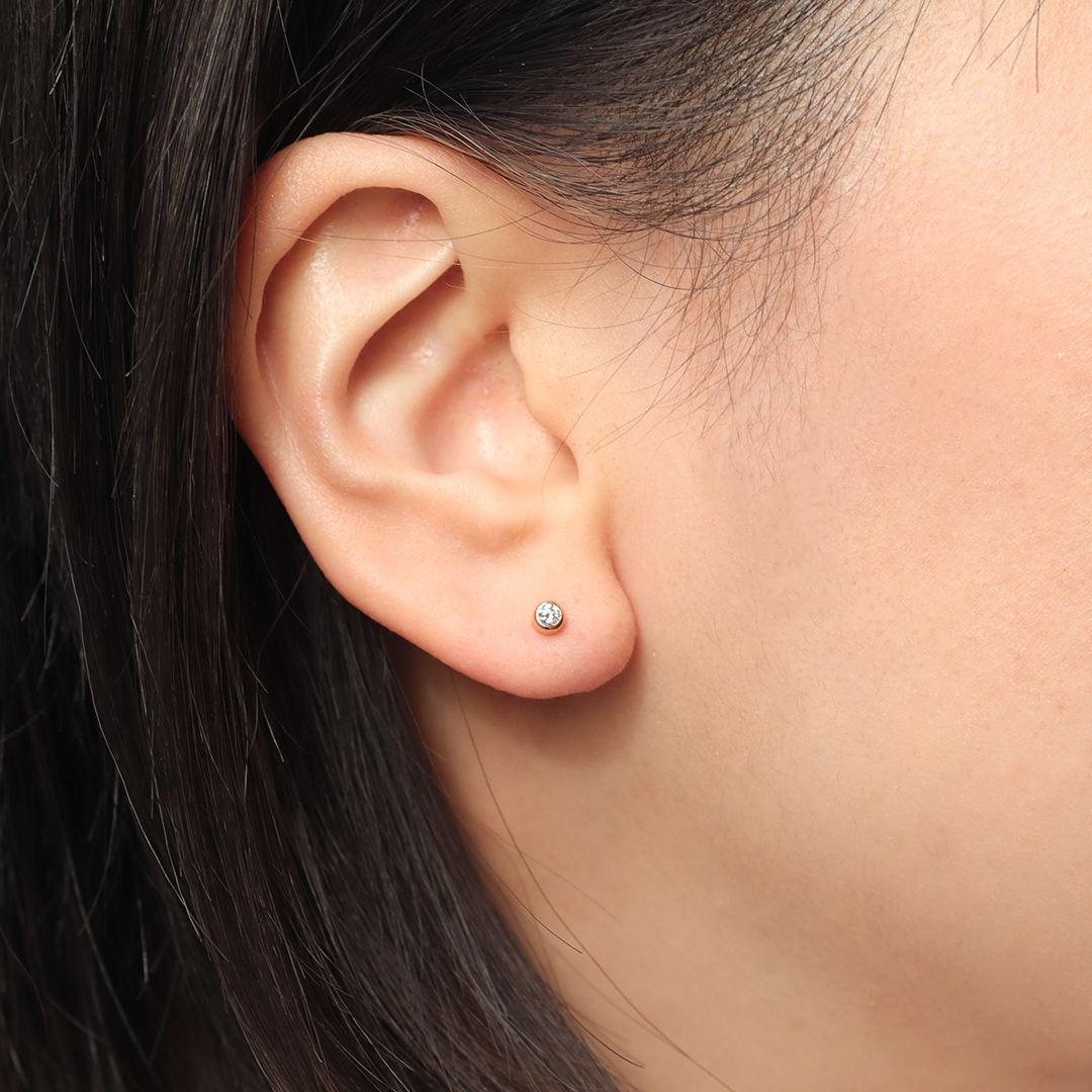 K10ピアス ダイヤ 画像7 MONATELIER