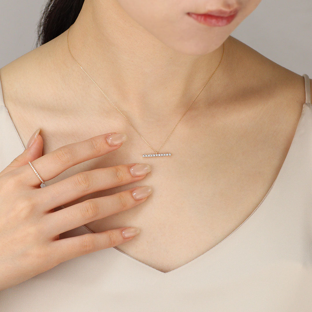 K10ネックレス ダイヤ 画像5 MONATELIER
