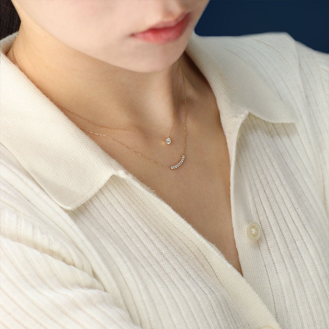 K10ネックレス ダイヤ 画像7 MONATELIER