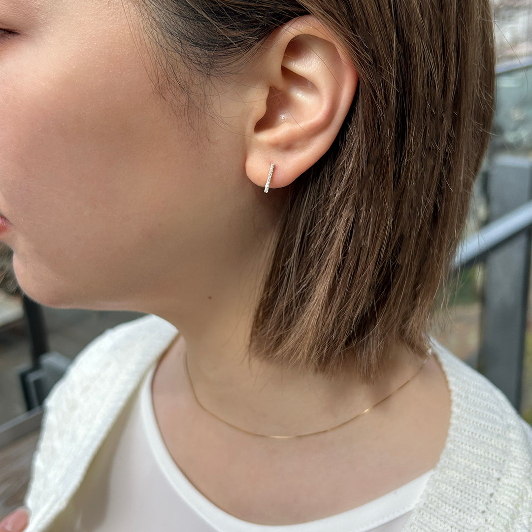 K10ピアス ダイヤ 画像6 MONATELIER