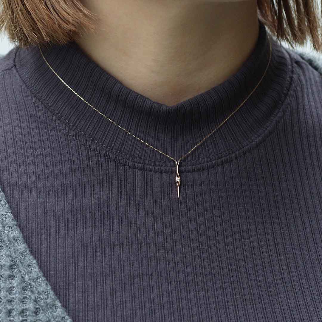 K10ネックレス ダイヤ 画像5 MONATELIER