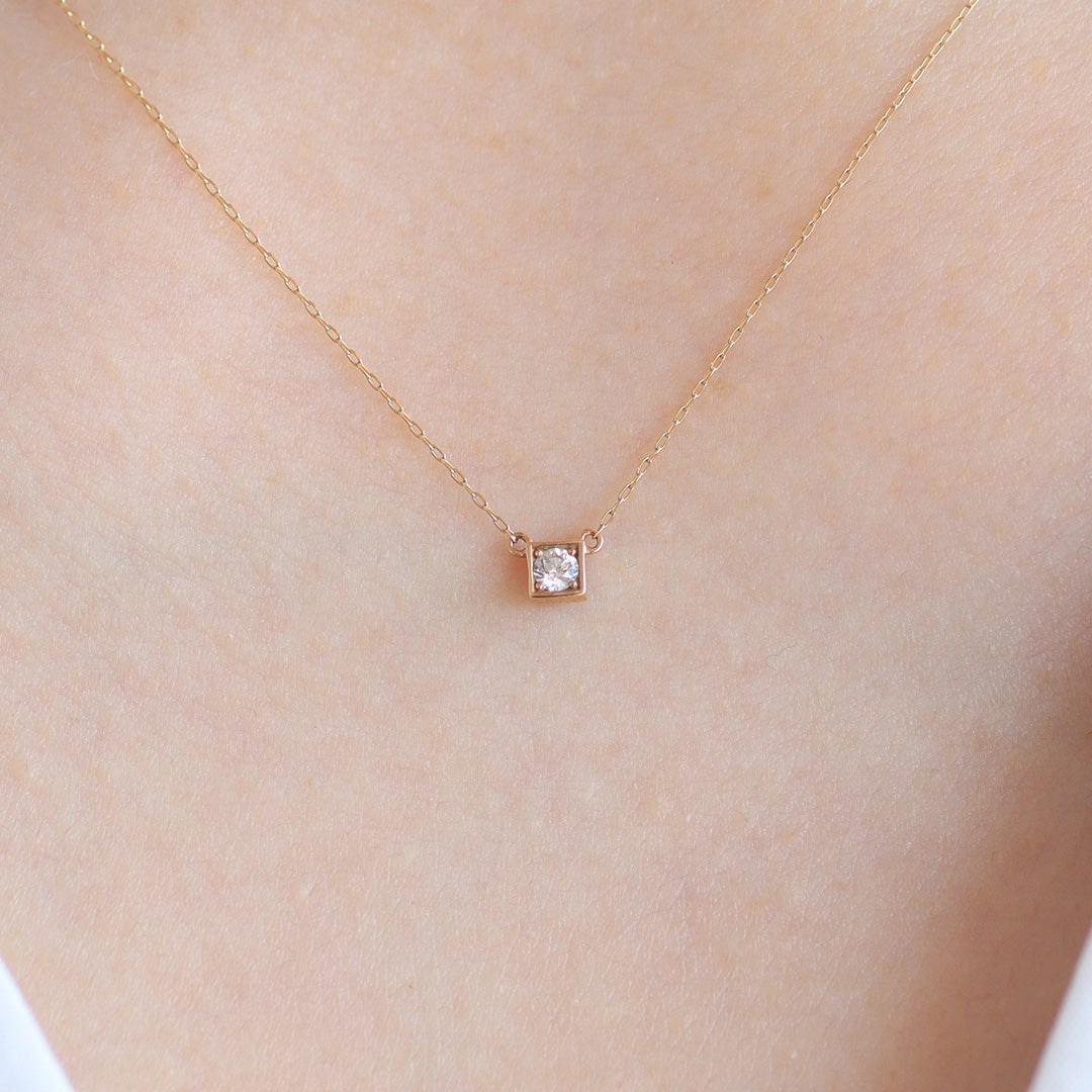K10ネックレス ダイヤ 画像6 MONATELIER