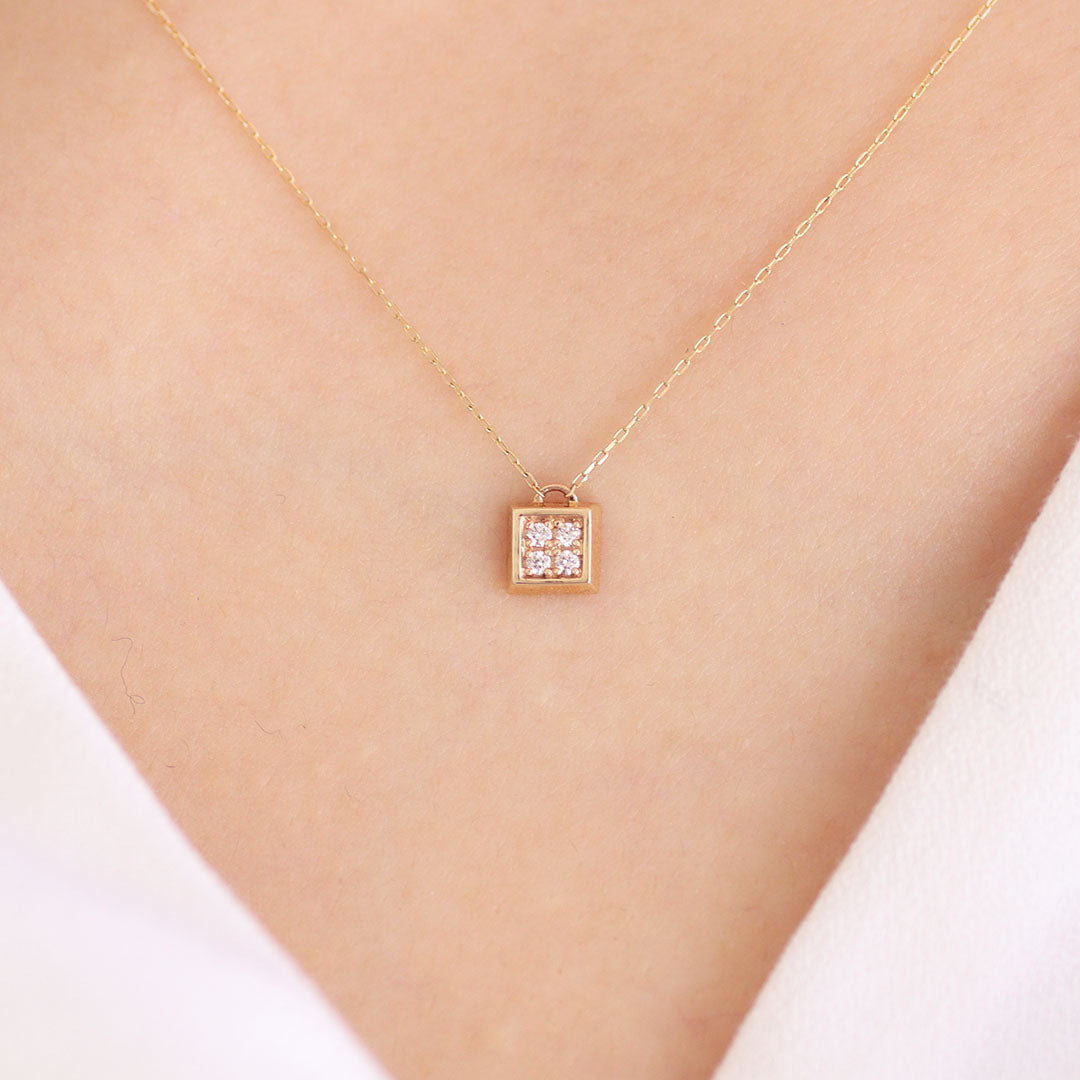 K10ネックレス ダイヤ 画像7 MONATELIER