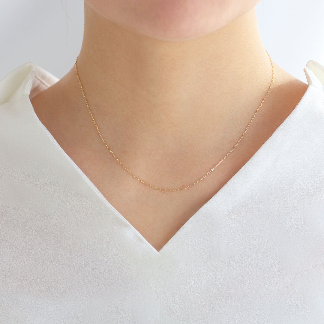 K10ネックレス 着用イメージ MONATELIER