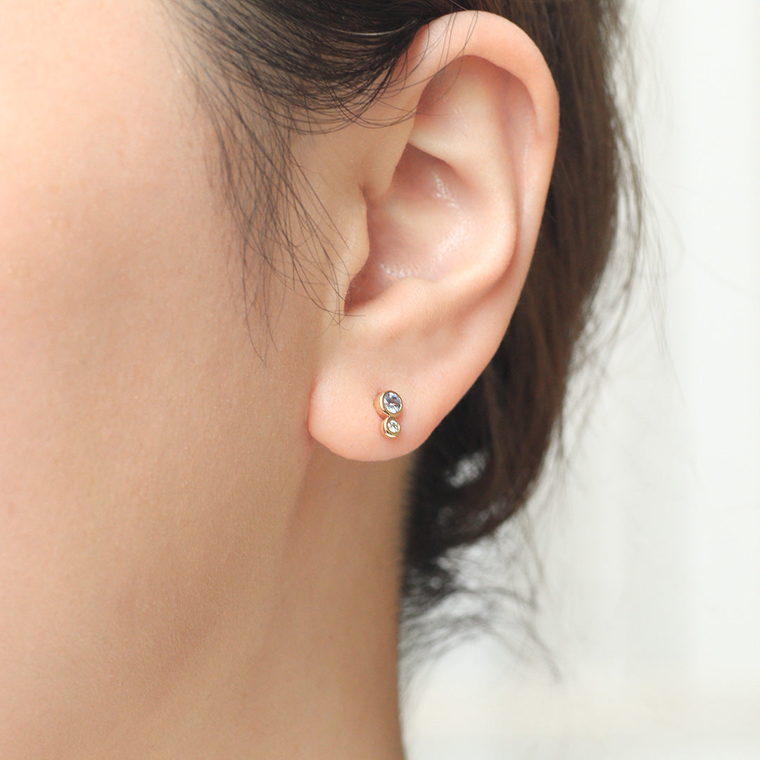 K10ピアス ダイヤ 画像5 MONATELIER