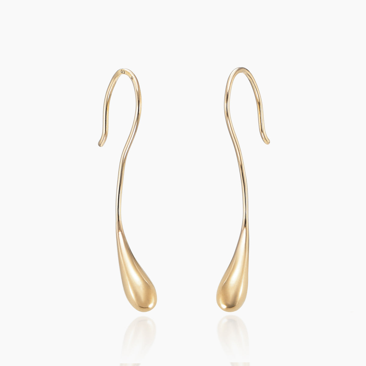 K10ピアス ドロップ｜MONATELIER（モナトリエ）公式｜K10 一粒ダイヤ 