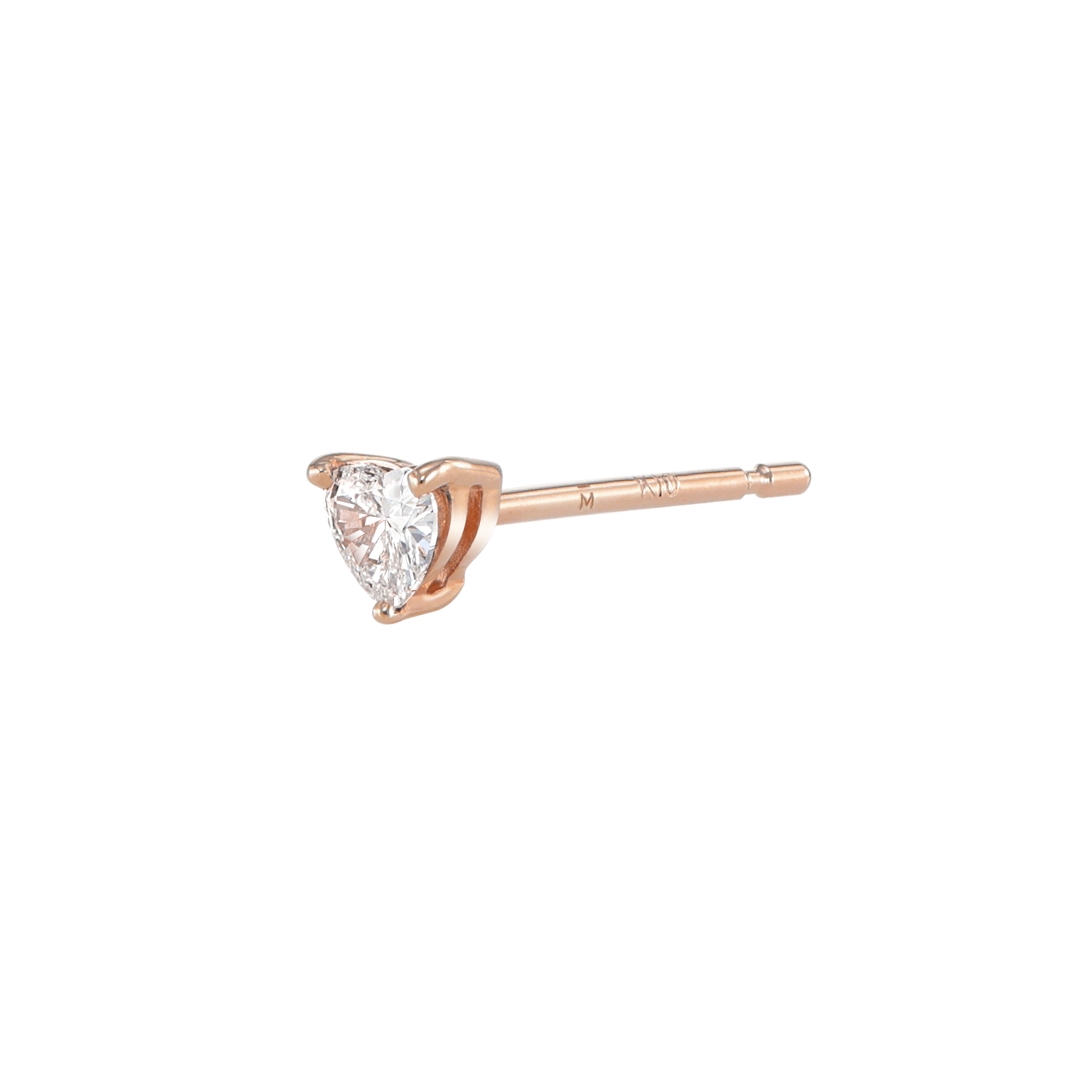 K10ピアス ダイヤ 着用イメージ MONATELIER