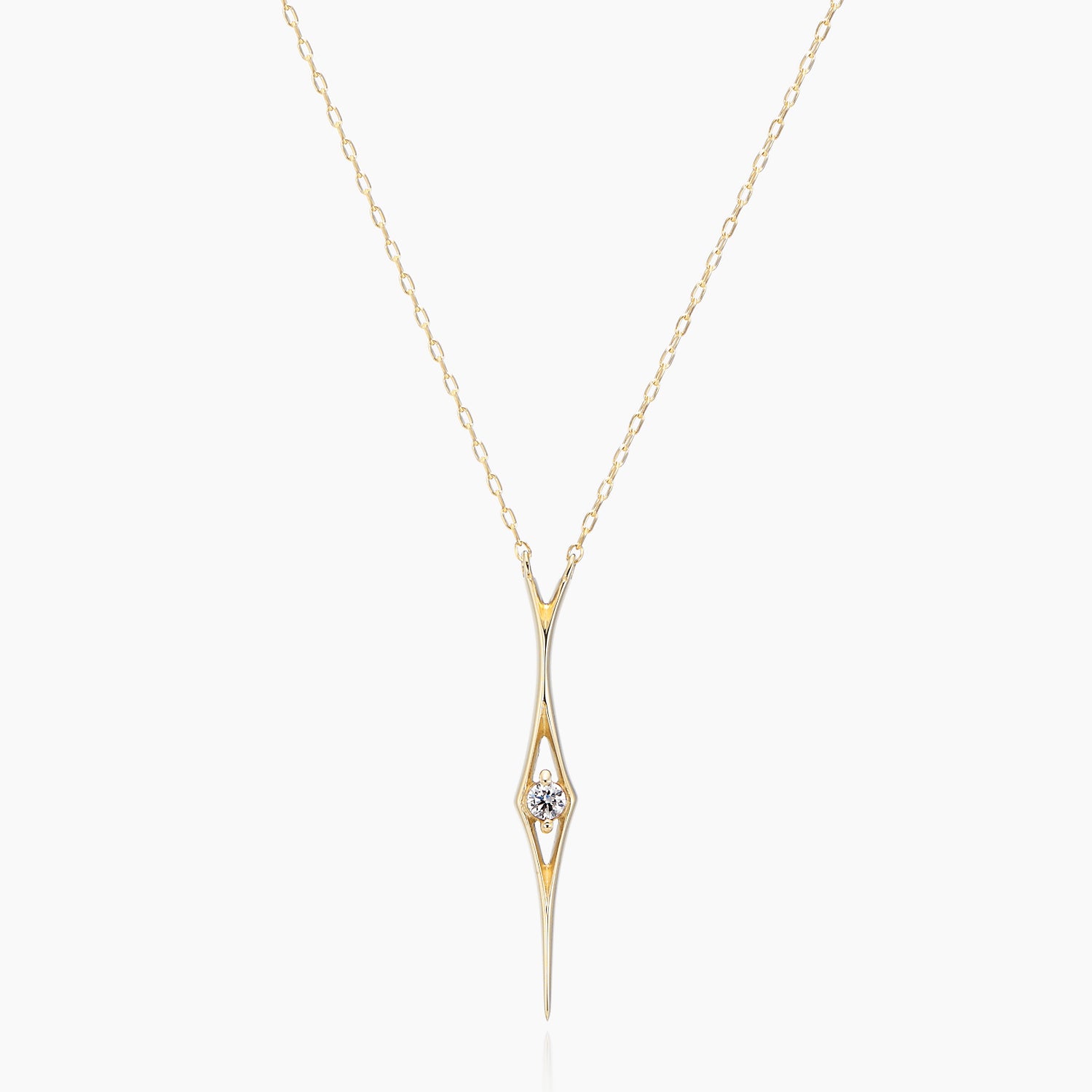 K10ネックレス ダイヤ メイン画像 MONATELIER