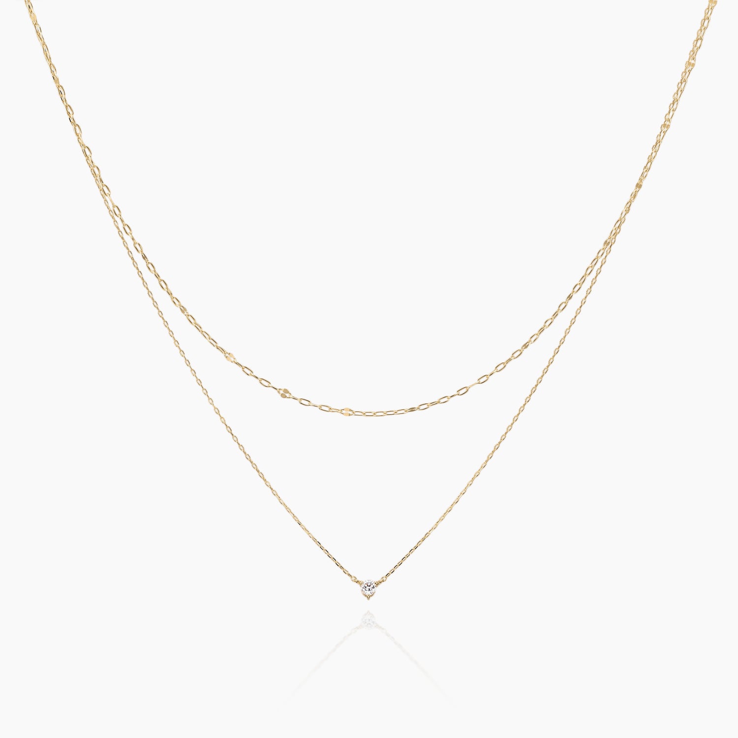 K10ネックレス ダイヤ メイン画像 MONATELIER