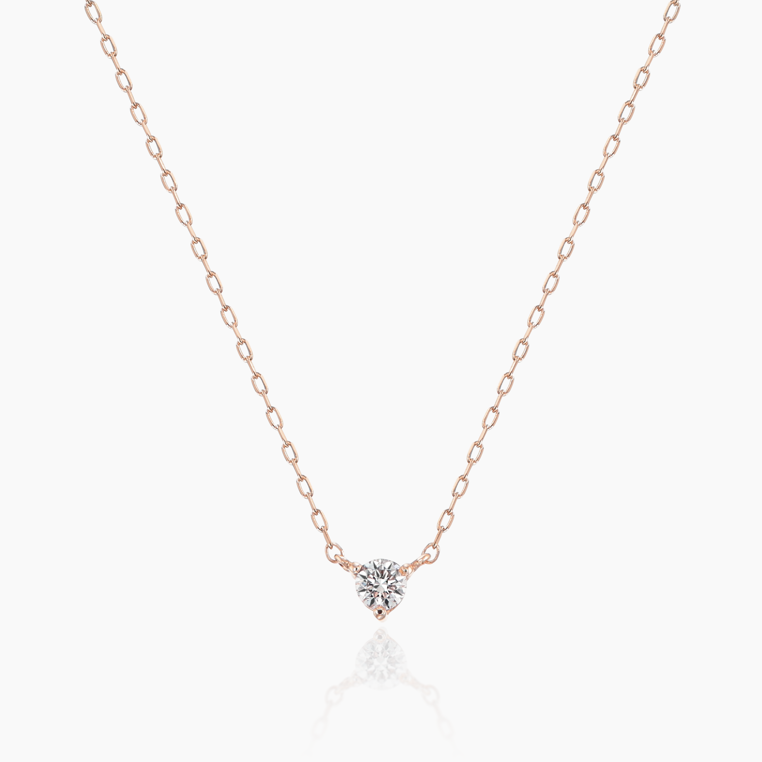 K10ネックレス ダイヤ 着用イメージ MONATELIER