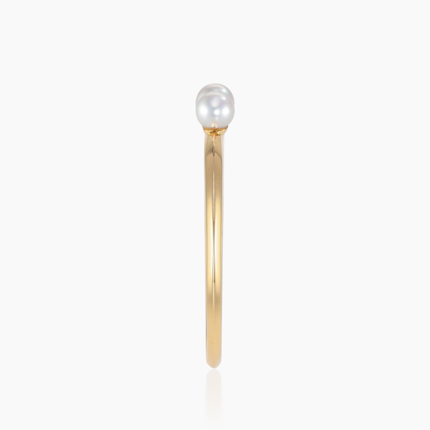 K10リング パール 着用イメージ MONATELIER