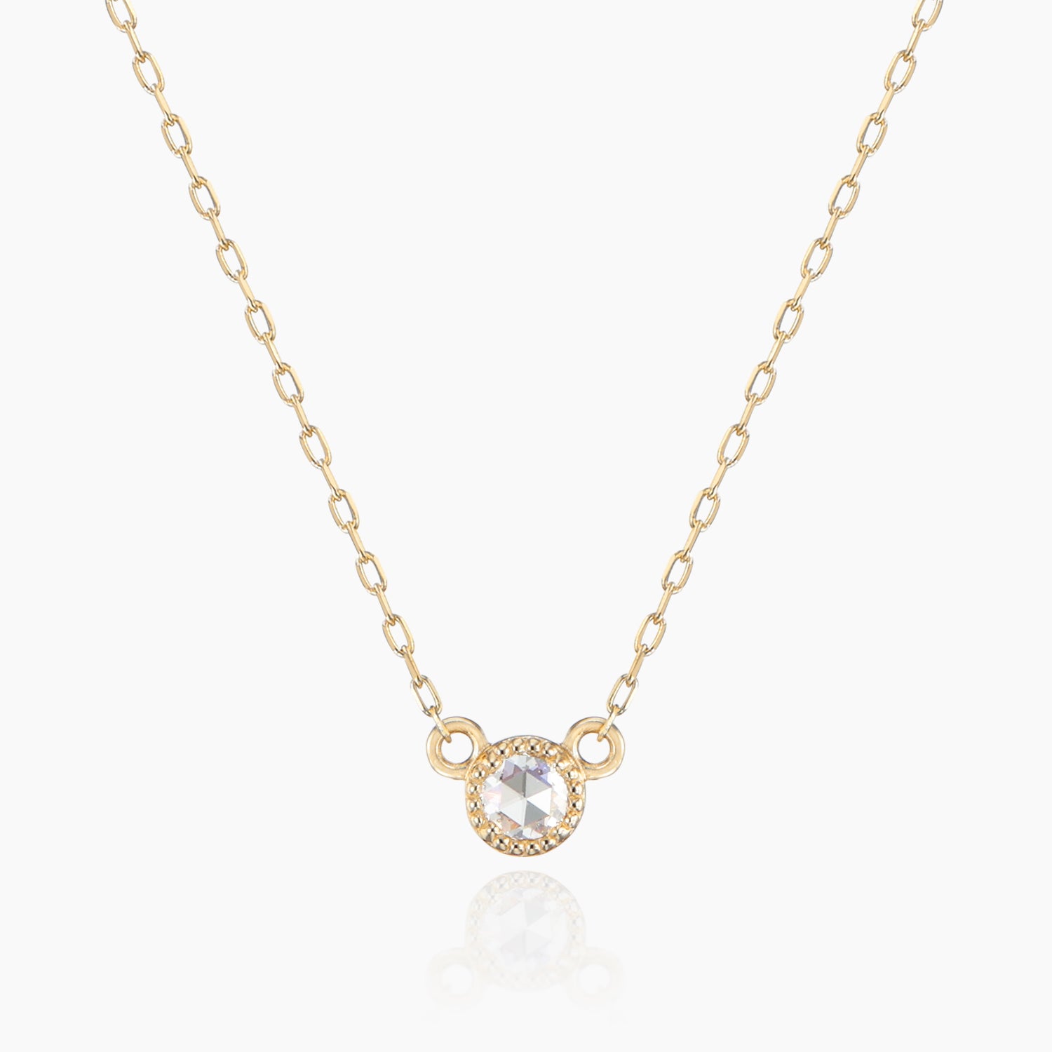 K10ネックレス ダイヤ メイン画像 MONATELIER