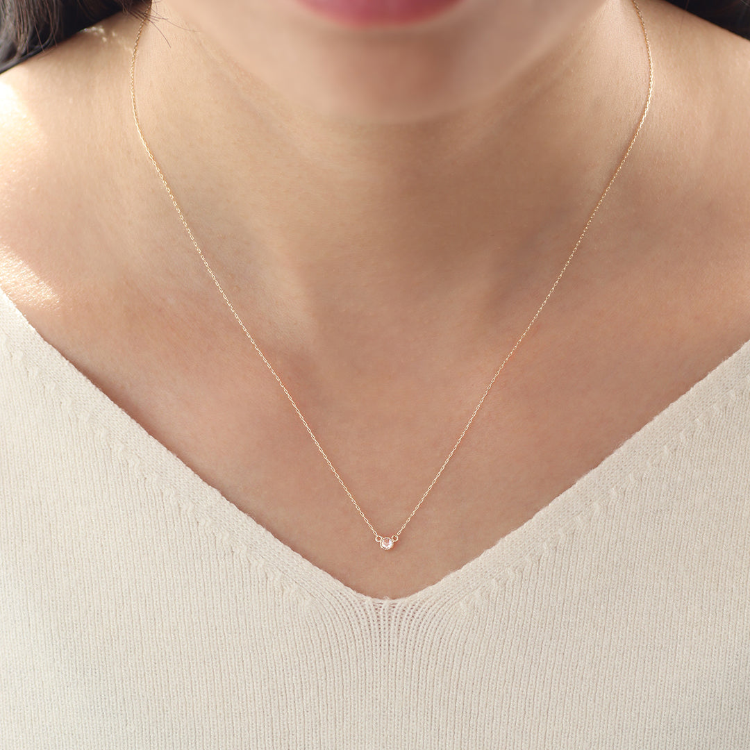 K10ネックレス ダイヤ 画像7 MONATELIER