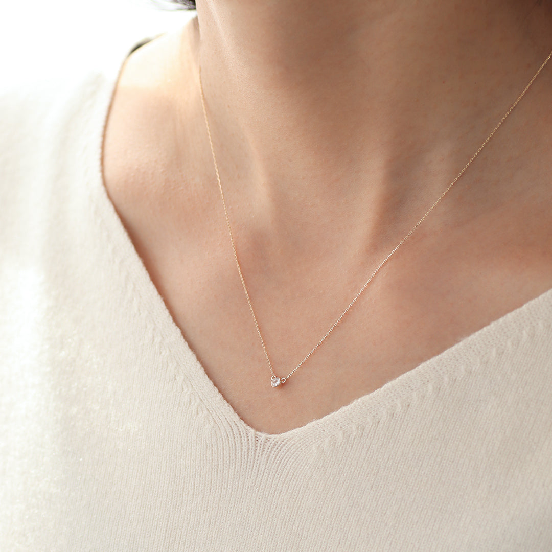 K10ネックレス ダイヤ 画像6 MONATELIER