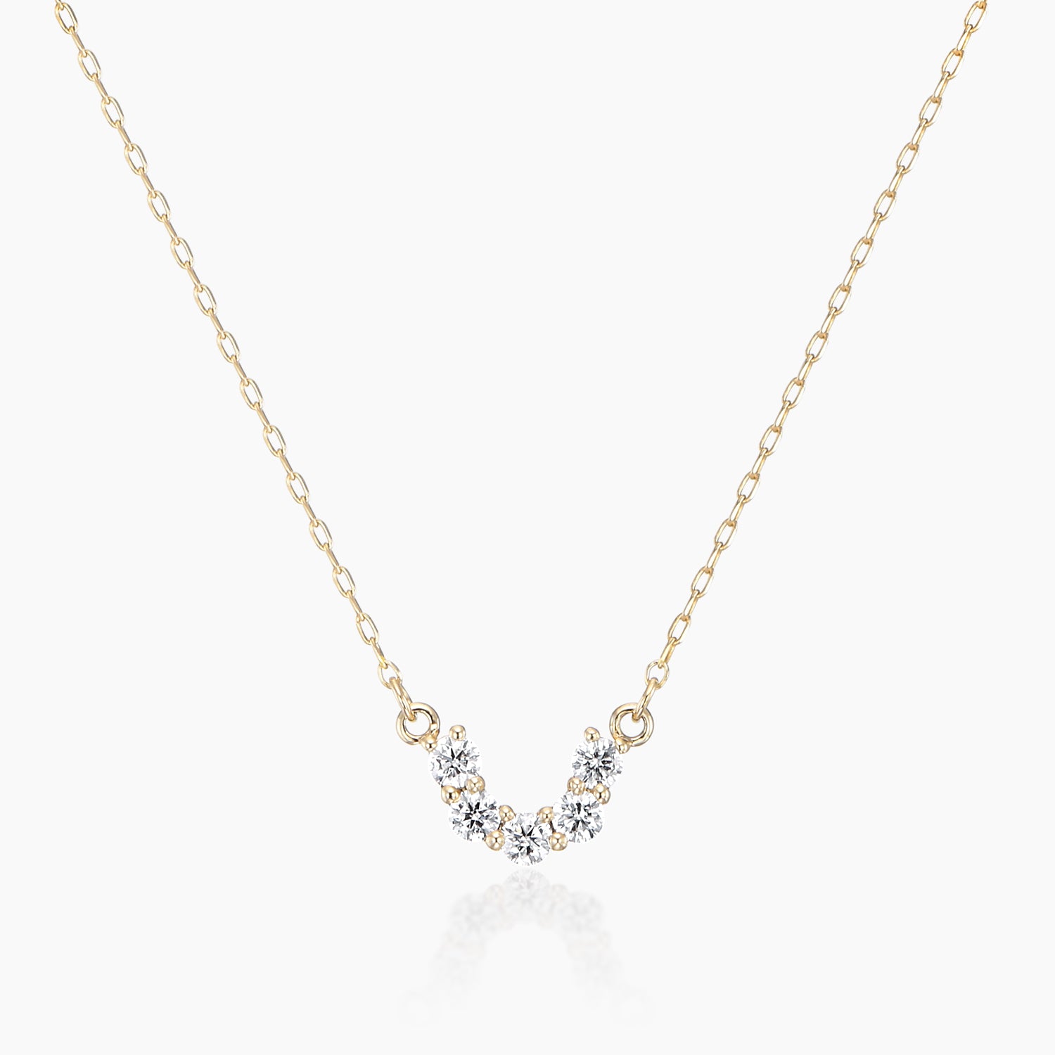 K10ネックレス ダイヤ メイン画像 MONATELIER