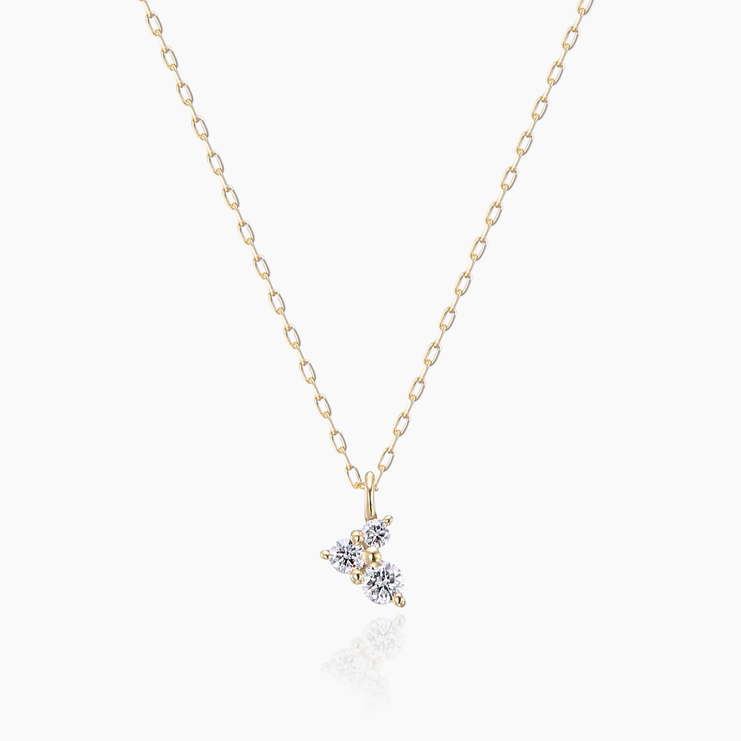 K10ネックレス ダイヤ メイン画像 MONATELIER