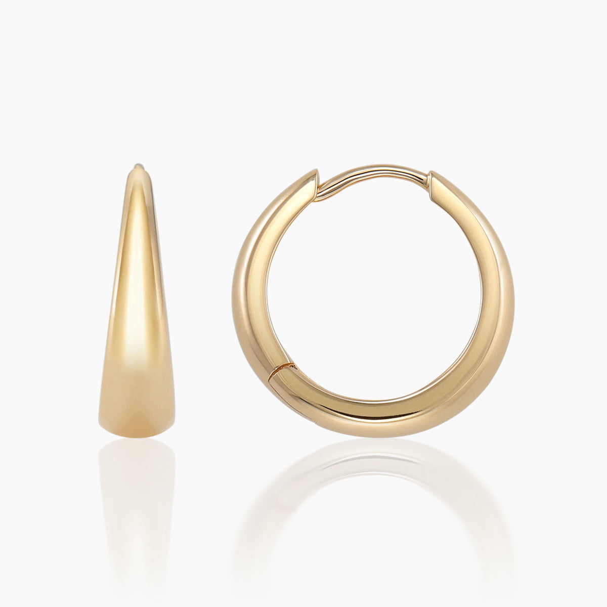 K10フープピアス ミロ M｜MONATELIER（モナトリエ）公式｜K10 一粒 