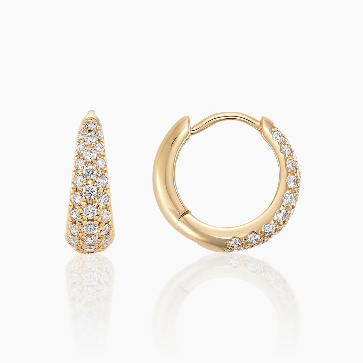 ダイヤモンドピアス ミロ S 0.11ct｜K10｜MONATELIER