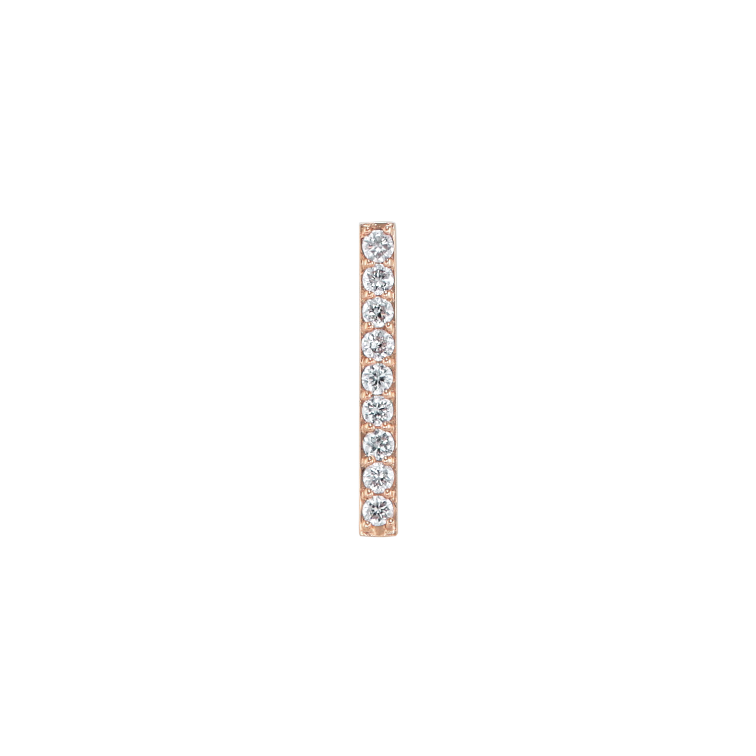 K10ピアス ダイヤ 着用イメージ MONATELIER
