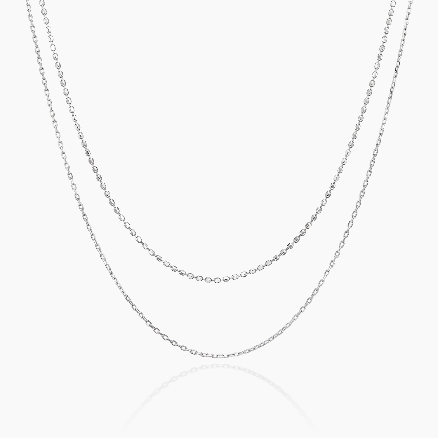 プラチナネックレス メイン画像 MONATELIER