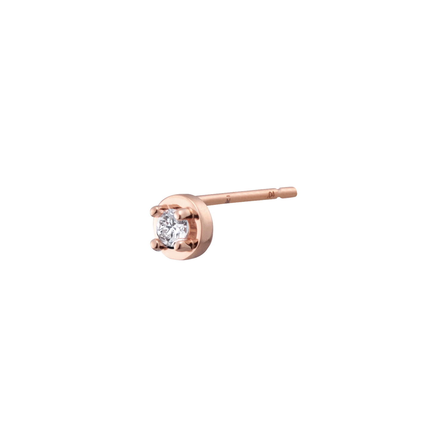 K10ピアス 一粒ダイヤ 画像8 MONATELIER