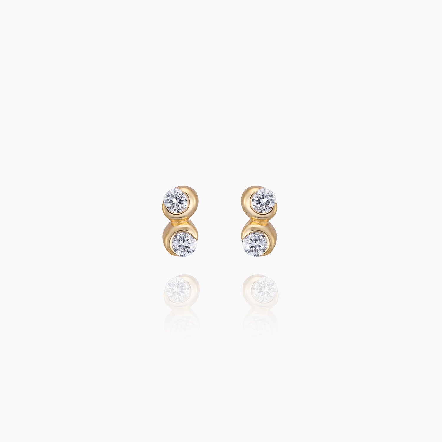 K10ピアス ダイヤ メイン画像 MONATELIER