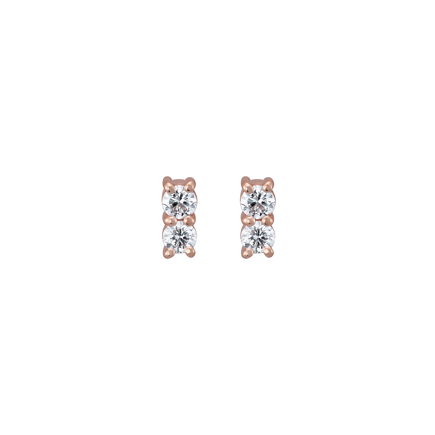 K10ピアス ダイヤ 着用イメージ MONATELIER