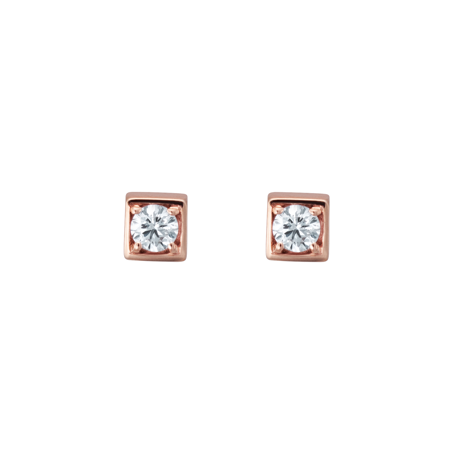 K10ピアス ダイヤ 着用イメージ MONATELIER