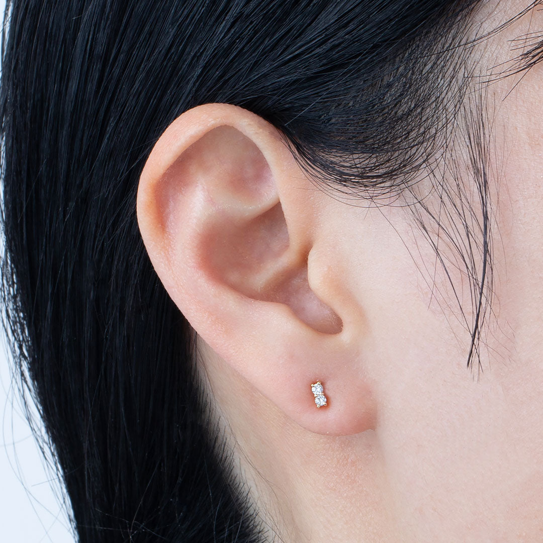 K10ピアス ダイヤ 画像5 MONATELIER