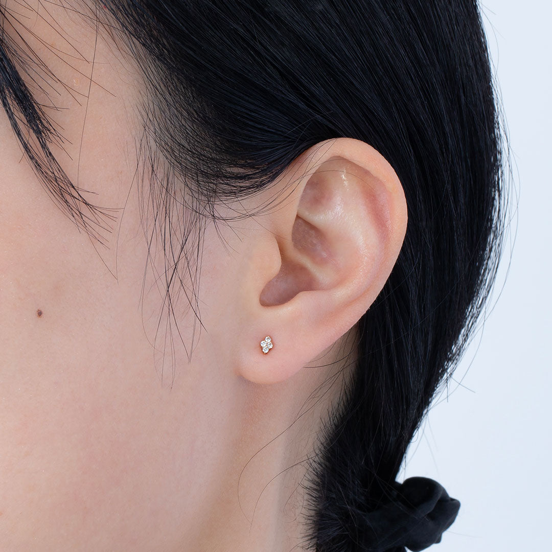 K10ピアス ダイヤ 画像5 MONATELIER