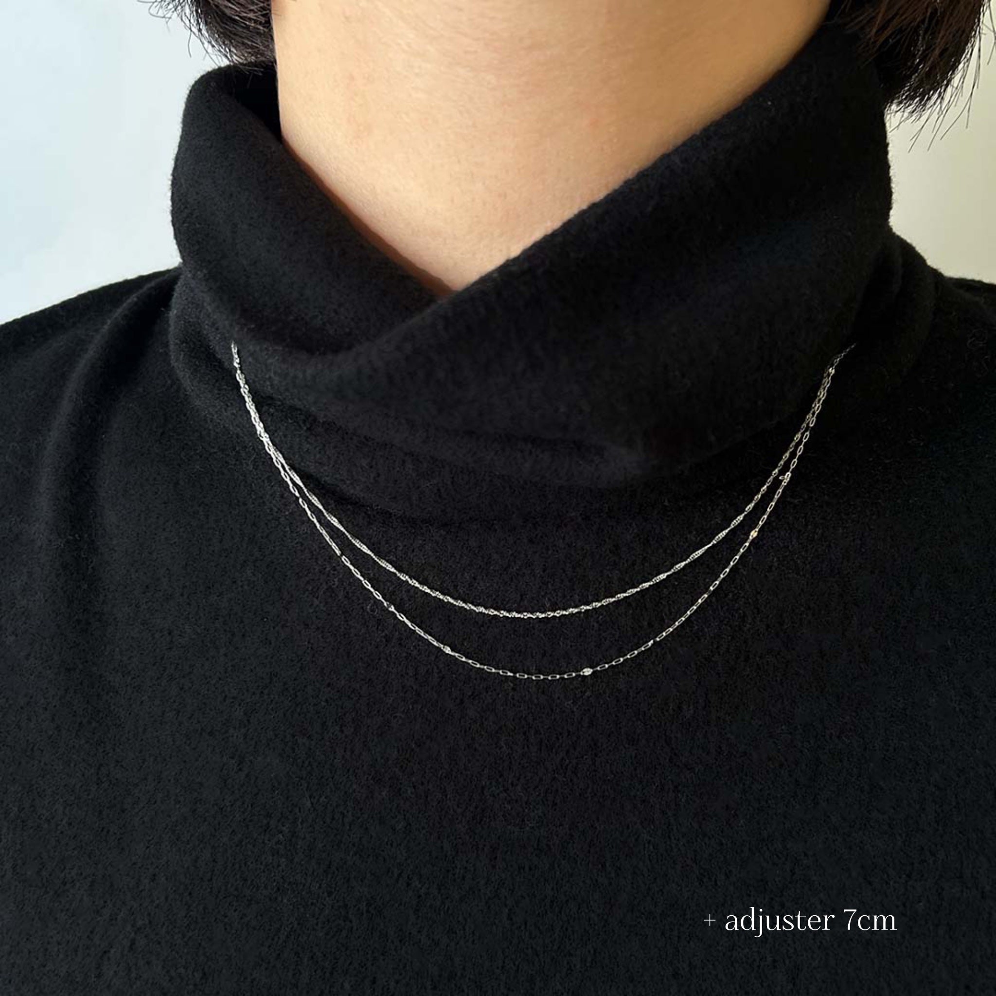 プラチナネックレス 画像6 MONATELIER