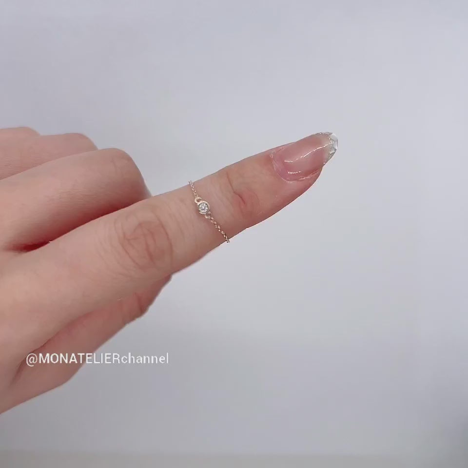 K10リング 一粒ダイヤ 画像7 MONATELIER