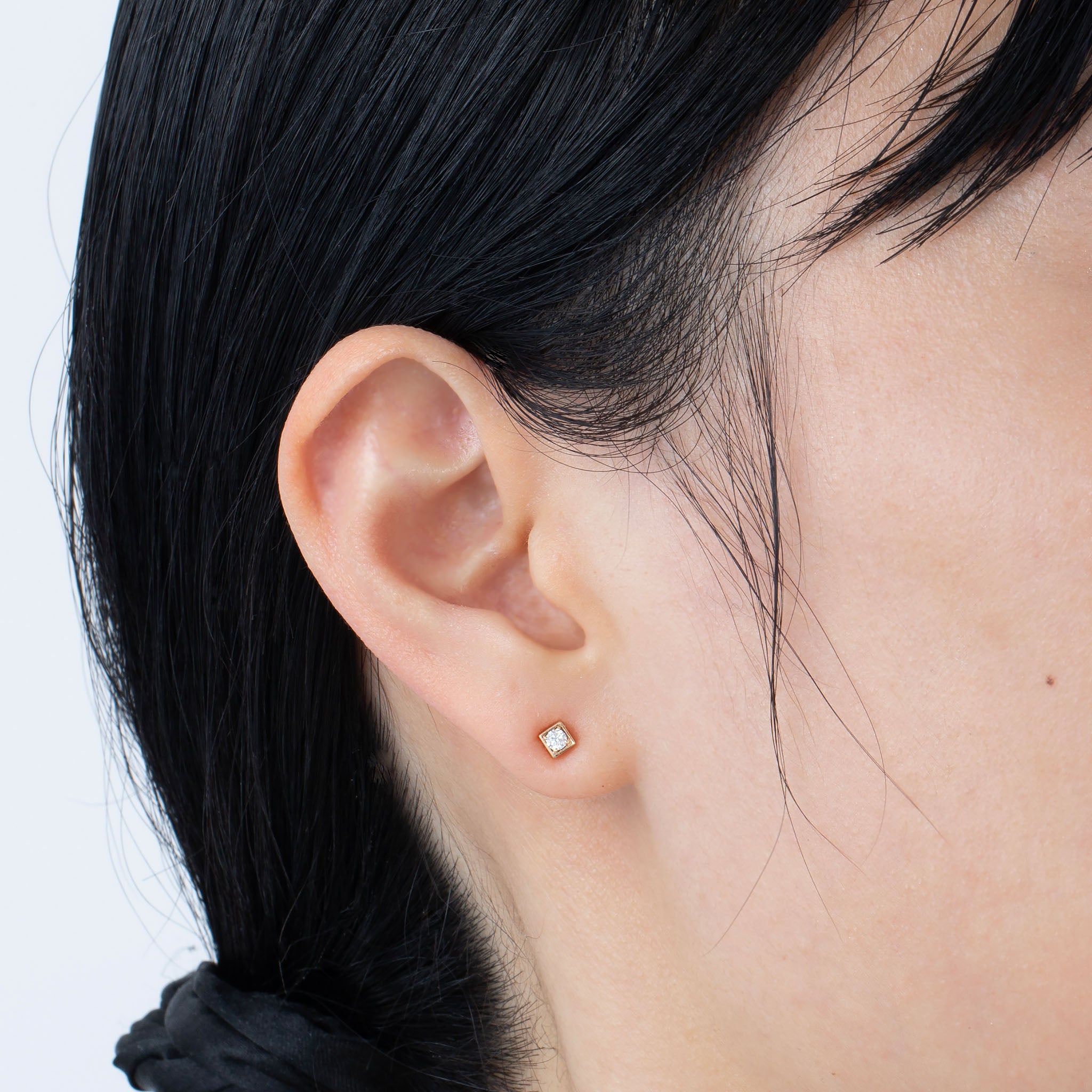 K10ピアス ダイヤ 画像6 MONATELIER