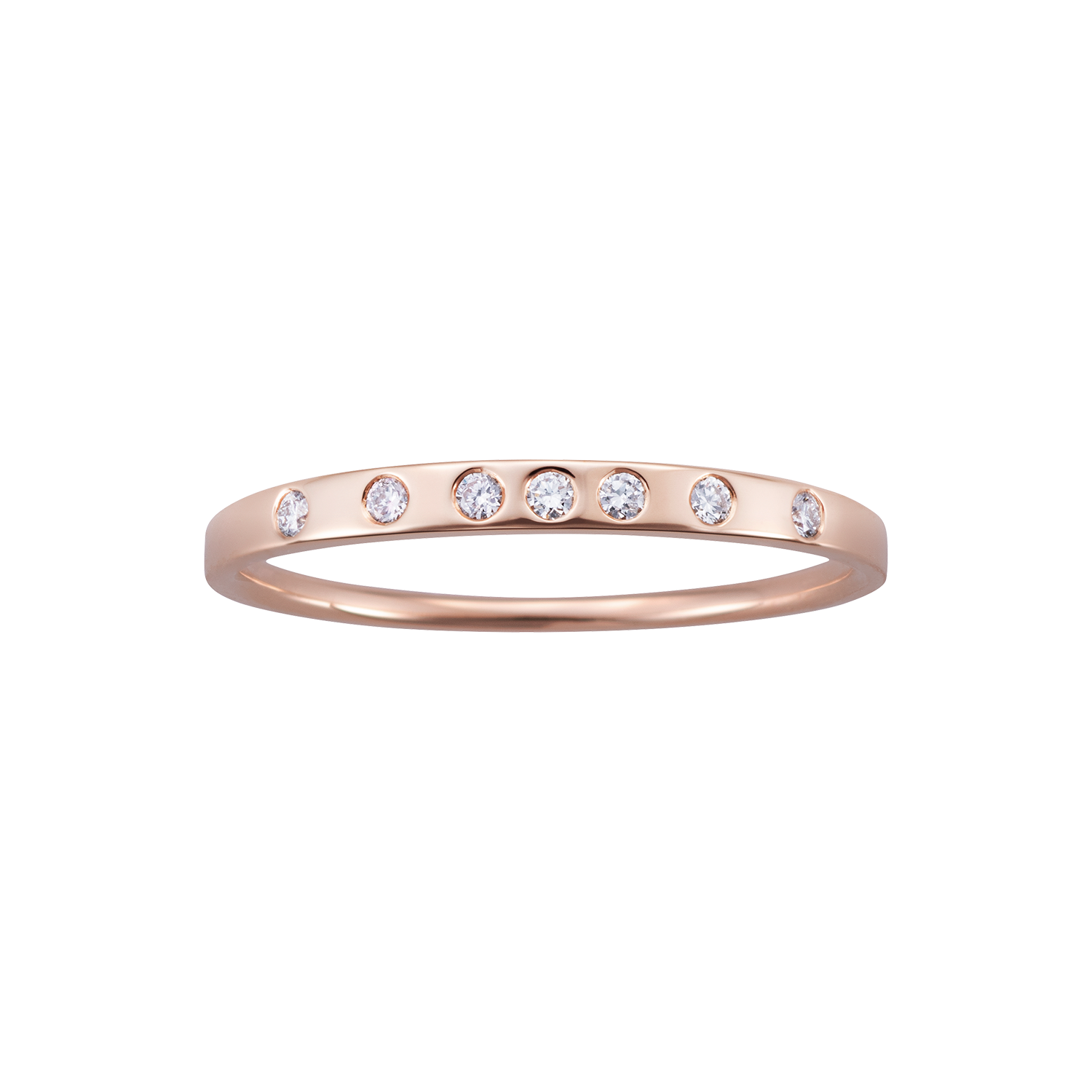 K10リング エタニティダイヤ 着用イメージ MONATELIER