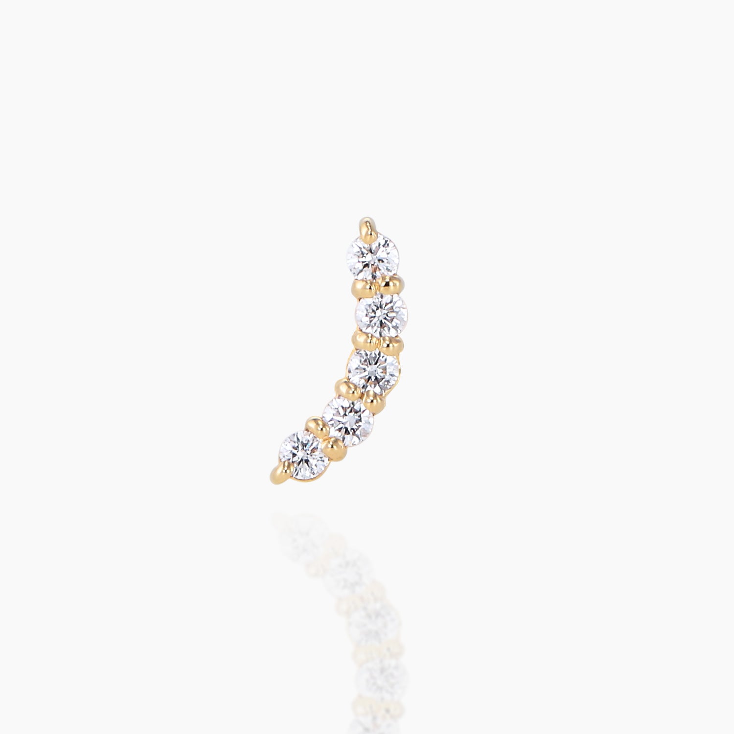 K10ピアス ダイヤ メイン画像 MONATELIER
