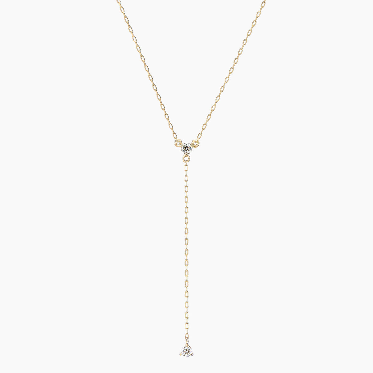ダイヤモンドネックレス アルヴィン 0.03ct｜K10・Pt950｜MONATELIER