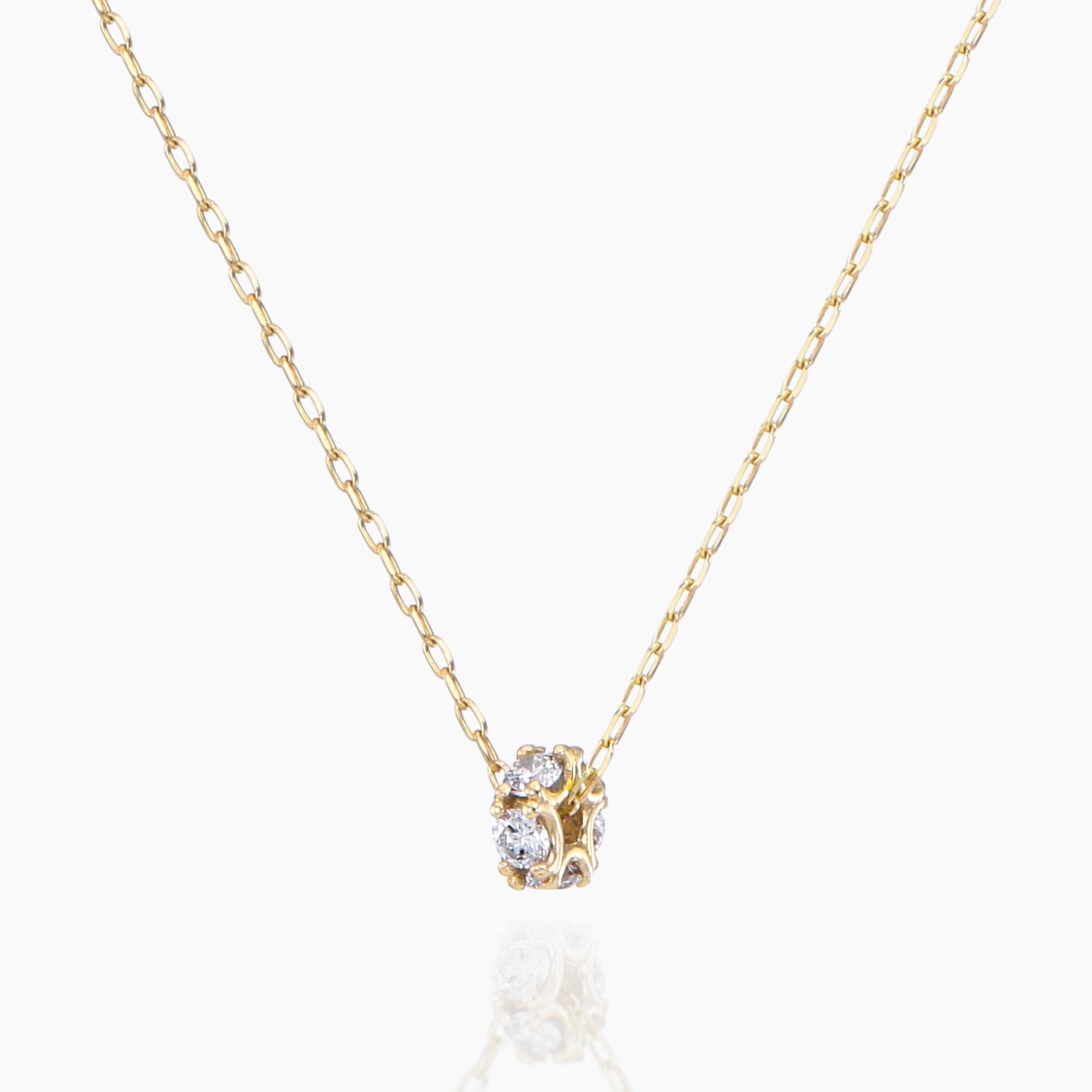 K10ネックレス ダイヤ メイン画像 MONATELIER