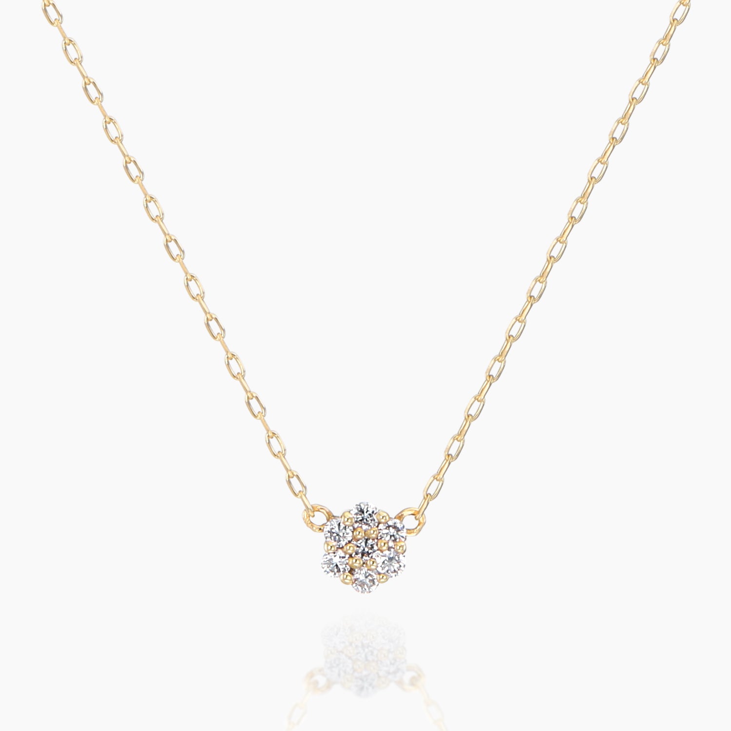 K10ネックレス ダイヤ メイン画像 MONATELIER