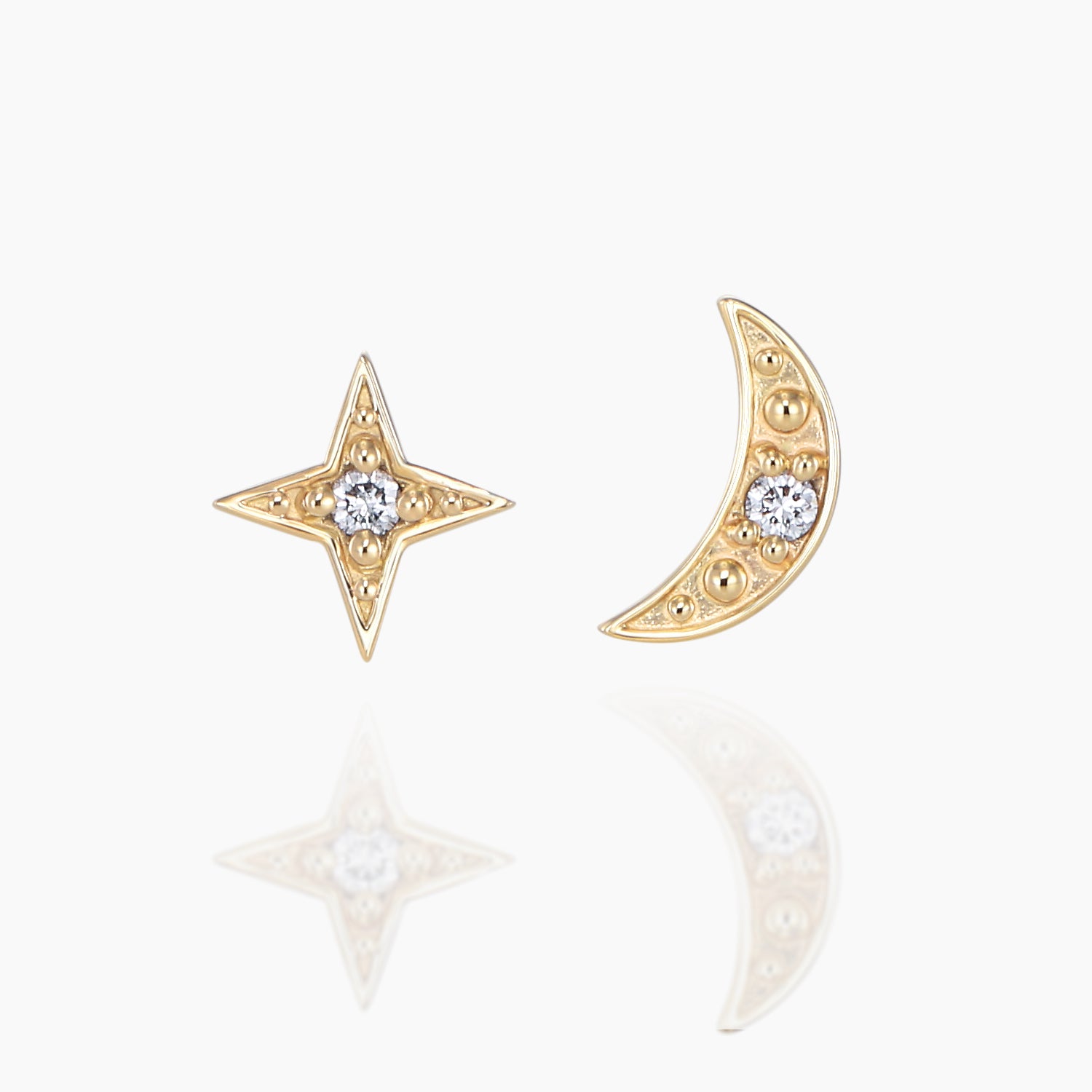 K10ピアス ダイヤ メイン画像 MONATELIER